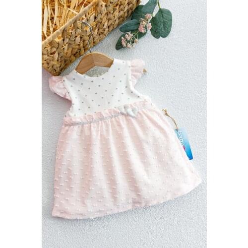 Heart Summer Short-Sleeved Baby Dress