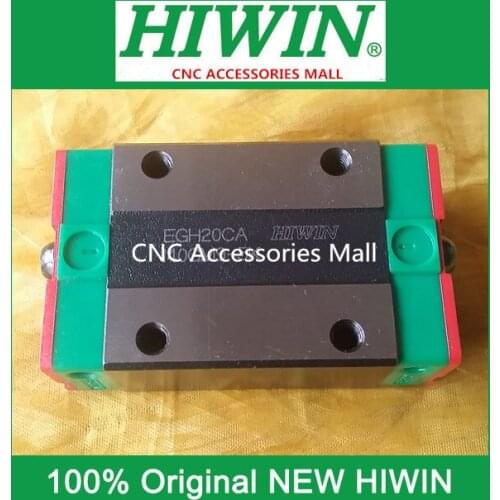 2PCS EGH20CA HIWIN linear guide slider block for linear rails HGR20