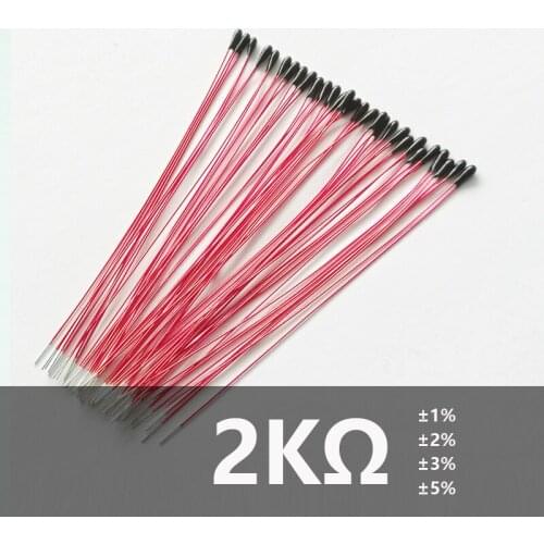 MEB13 2K 3950 3975 Epoxy resin NTC thermail resistor thermistor minature temperature sensor probes in Shanghai Lingee