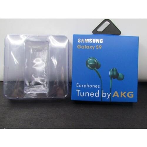 50 PCS Low Bass In-ear S9 Earphones with Ear Buds Earphone with retail Box For Samsung Galaxy S9