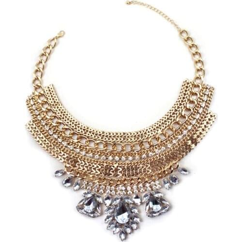 2015 New Fashion Women Gift Chain Water Drop Necklaces For Women Men Jewelry Wholesale