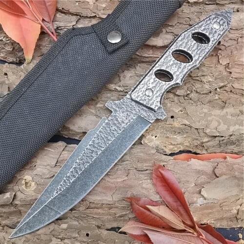 Outdoor Tactical Camping Hunting Survival Pocket Fixed Blade Knife Sharp Durable Straight Knives EDC Tool Utility Rescue Knifes