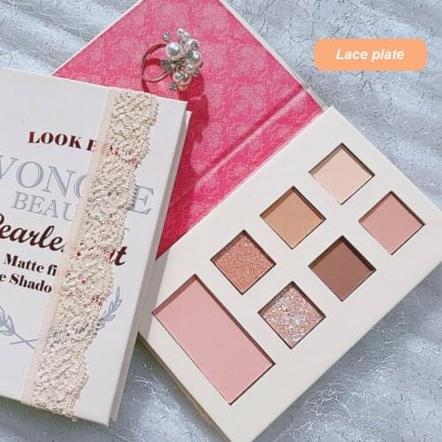 VONGEE Hand Account Eye Shadow Palette Retro Style Leather Long-lasting Matte Pearlescent Eyeshadow Blush e Eye Makeup TSLM2