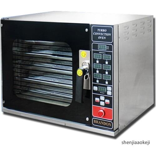 Commercial oven Stainless Steel Hot air circulation electric stove 4-layers Multi-function baking mchine for burger/bread/pizza