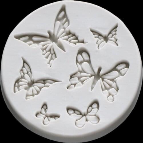Variety of butterfly flying decoration Cake Mold Butterfly Patterns Cake Decoration Silicone Molds