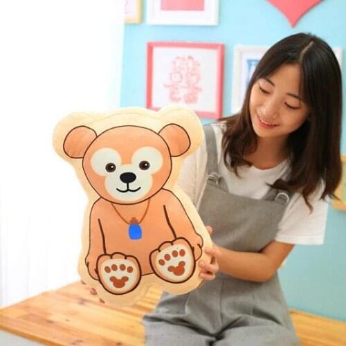 Cartoon animal pillow, sofa cushion, back cushion, cute doll plush toys, birthday gifts, Christmas gifts