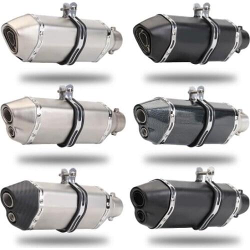 36-51MM Universal Motorcycle Exhaust Pipe Muffler Ak Escape Moto For CB400 r6 cb1000r cbr650f gsxr750 k11 mt07 z900 z650