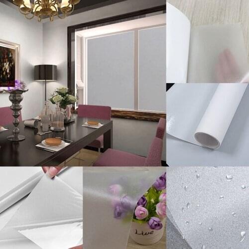 Waterproof Frost-Proof Glass Film Sticker Bedroom Bathroom Toilet Kitchen Toilet Window Glueless Privacy Decal Home Decoration