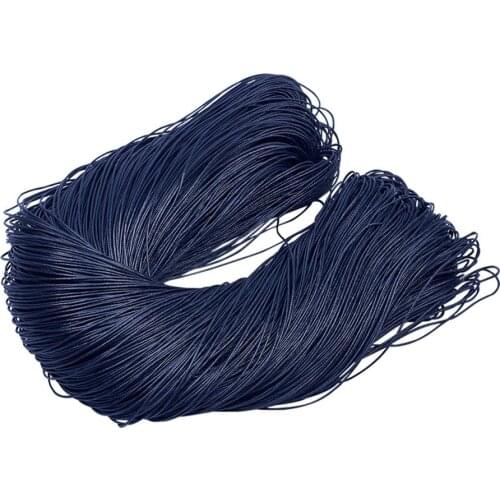 1mm Waxed Cotton Cord Thread Sewing String Strap Necklace Rope Beading Braided Thread For Handmade Bracelet Jewelry Making