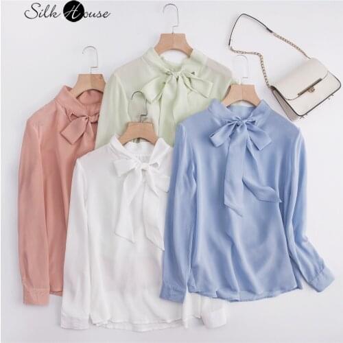 YANGCANSAOSI Blouses With Bow