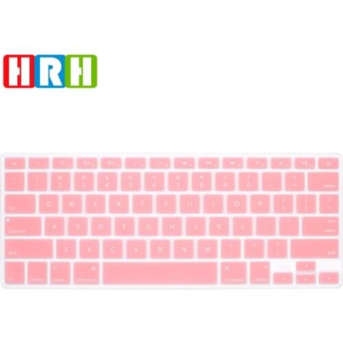 HRH Multiple colour Silicone Keyboard Skin Cover Protector laptopFor Macbook Air 13" 15"17Pro With Retina US Version
