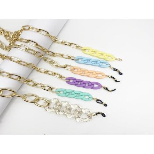 Fashion Mask Acrylic Necklace for Women Wedding Punk Bead Lariat Gold Color Long Chain Necklace Jewelry Gift Necklaces For Women