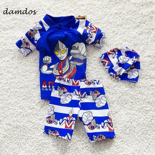 2019 Kids Boy Swimsuit Children Swimwear Bathing Suit Beach Dress Swim Suit Two Piece Sports Suit Swimming Suit Biquini