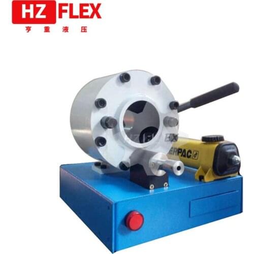 2019 HZFLEX HZ-30G 1/4"-1" used hydraulic hose crimping machine with 6 sets of dies for free