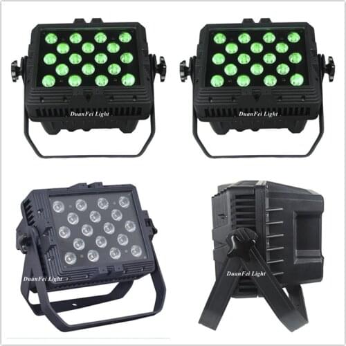 8pcs led par rgbw led can par wateproof par led 18x10w led lighting wash bar