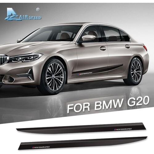 AIRSPEED M Performance Stickers Decals for BMW G20 5D Carbon Fiber Vinyl Car Door Side Sticker Decal for BMW G20 Accessories