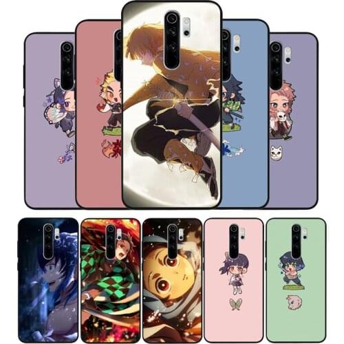 Anime Demon Slayer Kimetsu no Yaiba Phone Case For Xiaomi Redmi note 9 8 7 6 5 4 Pro S for redmi 4A 4X 5 Plus 5A 7A Cover