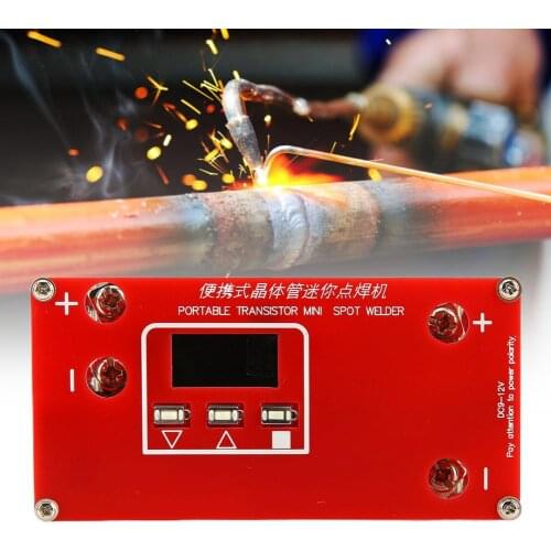 DIY Crystal Valve Mini Spot Welding Machine 18650 Lithium Cell Welding Machine Controller for Lithium Battery of Various