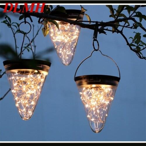 DLMH Solar Landscape Lights Outdoor LED Modern Waterproof Garden Ground Conic Lamp for Decoration