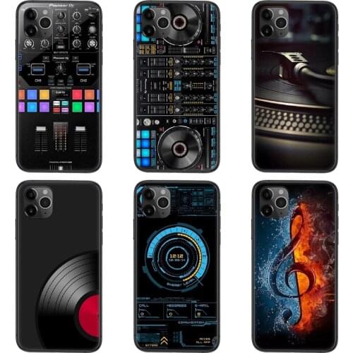 For Mate 40 30 20X 10 lite plus pro Nova 8 Pro 7 6 se For Junior Dj Controller Mixer Music Black Prime Painting Etui