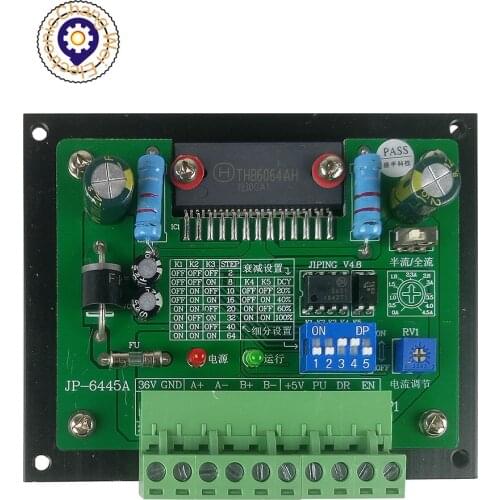 CNC Single-axis Stepper Motor Driver THB6064AH JP-6445A 4.5A 20 - 45 VDC For NEMA17/23 (42/57) Stepper Motor