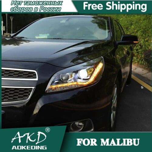 Headlights For Car Chevrolet Malibu 2012-2016 DRL Day Running Light Head Lamp LED Bi Xenon Bulb Fog Lights Tuning Car Accessory