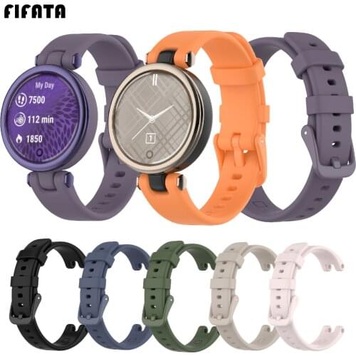 FIFATA Smart Watch Strap For Garmin Lily Sports Watch Band Replacement Strap Silicone Wristband For Garmin lily Bracelet Correa