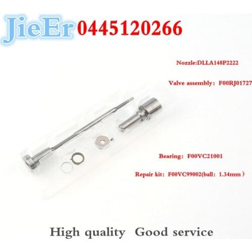 Injector overhaul kits Repair kit spare parts F00RJ01727 DLLA148P2222 F00VC21002 F00VC99002 for 0445120266