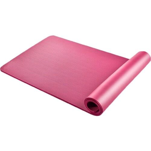 Yoga Mat Fitness Exercise Blanket Nitrile Butadiene Rubber Non-Slip Gym Mat Fitness Equipment