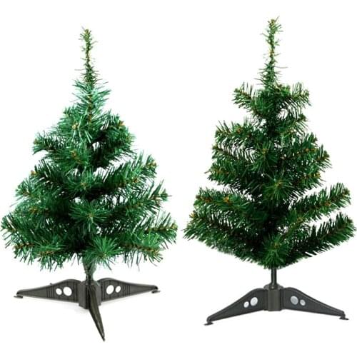45cm Christmas Tree Small Pine Tree Placed In The Desktop Mini Christmas Tree Green Christmas Holiday Decorations Delicate