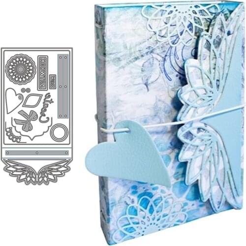 2021 New Large Loose-Leaf Cutting Dies Stamps Die Scrapbooking Mold Cut Childrens Handmade Tools DIY Craft Decoration Metal Die