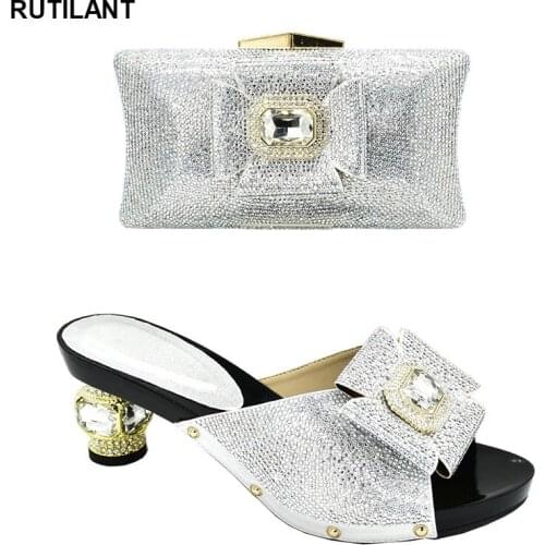 New Italian Shoes and Bags Set Envio Gratis Italian Shoe and Bag Set for Party In Women Nigerian Women Party Pumps High Heels
