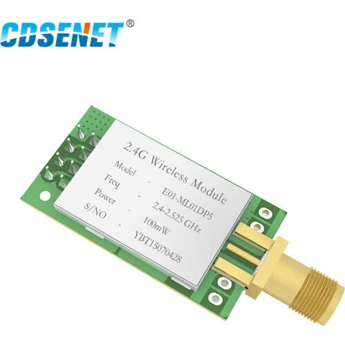 NRF24L01 PA LNA 2.4GHz Wireless RF Module IoT SPI Transmitter with shield nRF24L01P for Industrial Remote Control E01-ML01DP5