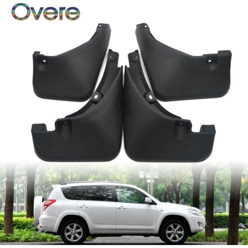 OVERE 1Set Car Front Rear Mudguards For 2006 2007 2008 2009 2010 2011 2012 Toyota RAV4 2.4 Car Mudflaps Fenders Accessories