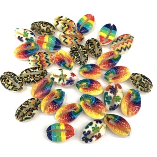 Christmas Jewelry Natural Shell Pendant Necklace Charms For Jewelry Making DIY Craft Decorative Accessories Random Color