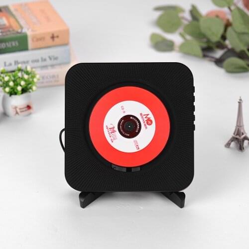 Portable wall-mounted CD player music amplifier audio with remote control support BT / USB / FM mode multiple models plug