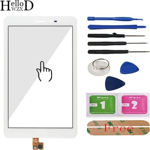 8.0'' Touch Glass For HuaWei T1-821L T1-821W T1-823L Touch Screen Glass Digitizer Panel Front Glass Sensor Tools Adhesive