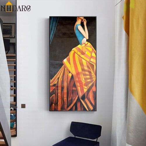 Modern Fashion Hallway Decoration Style Art Posters and Prints Canvas Painting Wall Pictures for Living Room Home Decor Cuadros