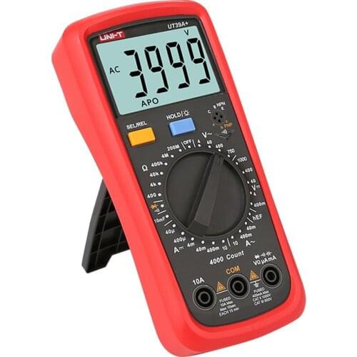 UNI-T Digital Multimeter UT39A+ UT39C+ AC and DC Voltage Current Resistance Capacitance Frequency Tester