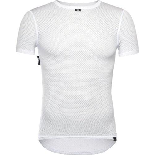 Velo Mens Pro Team Bike racing Cool Mesh Superlight Cycling Base Layer White black Short Sleeve Shirt Basic Underwear Jersey