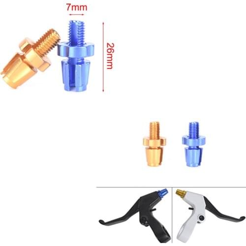 Bicycle Screw Fixing Nuts Steering Bike Braking Cable Accessories Aluminium Alloy Fixing Nut For Bicycle 26mmX7mm