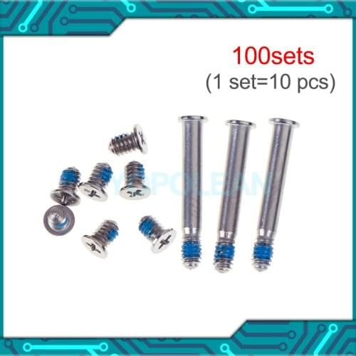 100 Sets New Bottom Case Screw For Macbook Pro A1278 A1286 A1297 Screws 2008 2009 2010 2011 2012 year