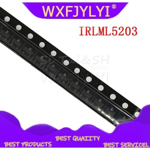 10pcs IRLML5203TRPBF SOT IRLML5203 SMD Power MOSFET new and original