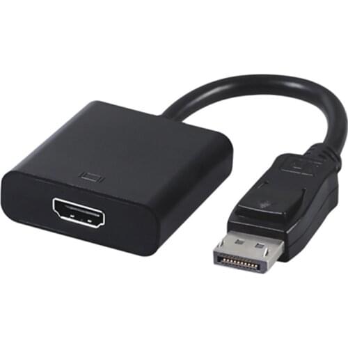 10PCS/LOT DisplayPort DP to HDMI Active Video Audio Adapter Converter for PC Laptop Dell