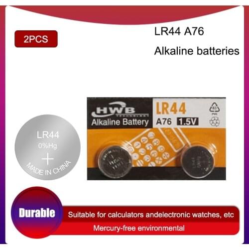 2pc 1.5V A76 AG13 G13A LR44 LR1154 357A SR44 for Maxell 100% Original Button Cell Battery lr44 Lithium Coin Batteries