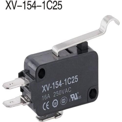 3pcs high quality Micro Switches 16A 250v R type Handle SPDT NC normal close type VC-154-1C25