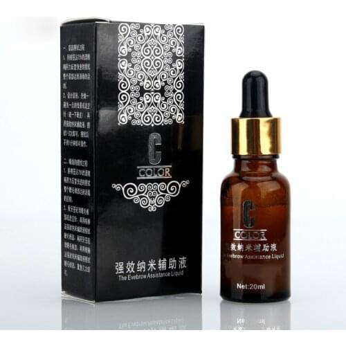 20ml Nano Permanent Makeup Assistance Auxiliary Liquid Microblading Pigment Fixing Agent For Eyebrow Lips Tattooing Accessories