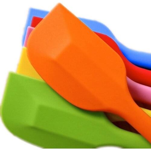 21cm Silicone Spatula Multicolor Durable Non Stick Cake Cream Mixer Scraper Flexible Bakeware Baking Accessories Tool Popular