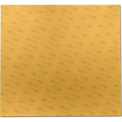 ENERGETIC 1mm Amber PEI Ultem1000 3D Printer Build Surface with 3M Asdhesive 310x370mm for Tornado 3D Printer Heated Bed