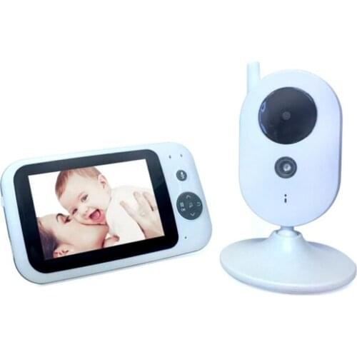 Multi-Language 3.5 Inch Wireless Baby Monitor Intercom system Night Vision Security Camera Alarm Zoom Surveillance Babysitter